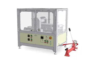 加熱ローラプレス