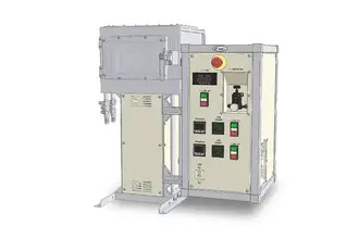 空圧式真空加熱プレス