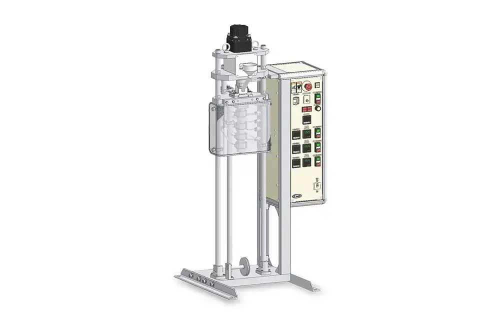 縦型一軸混練押出機