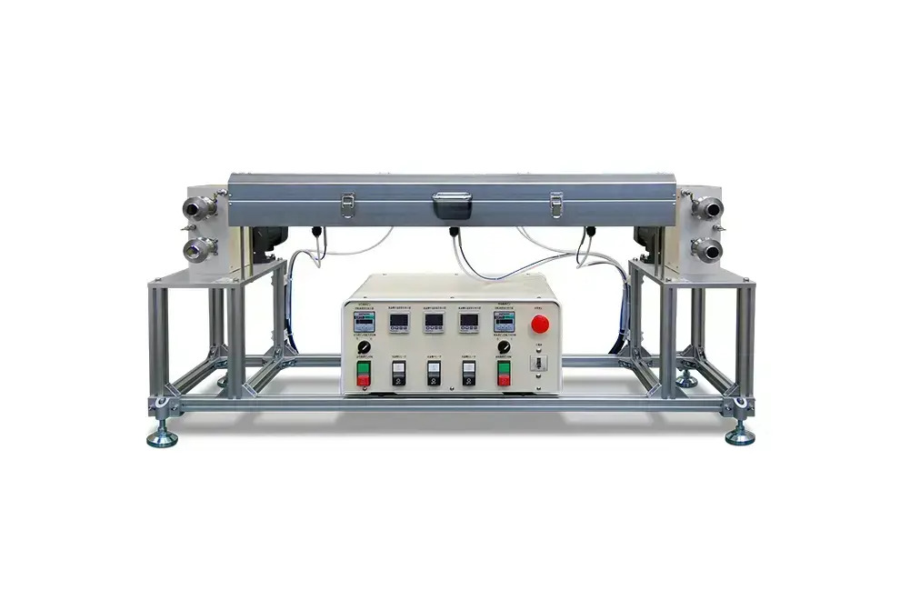 管状炉式紡糸用連続延伸機