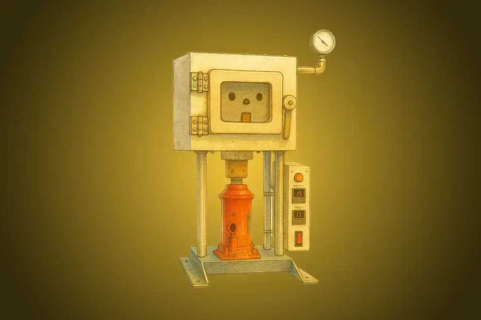 加熱プレス装置